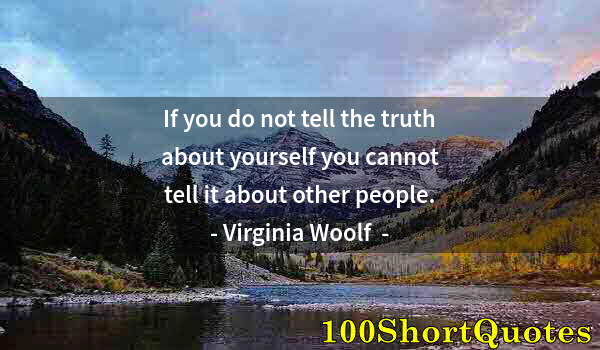 Quote by Albert Einstein: If you do not tell the truth about yourself you cannot tell it about other people.
