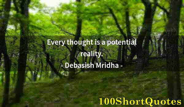 Quote by Albert Einstein: Every thought is a potential reality.