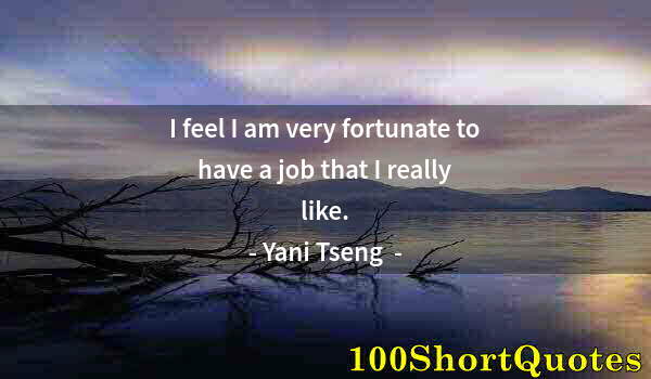 Quote by Albert Einstein: I feel I am very fortunate to have a job that I really like.