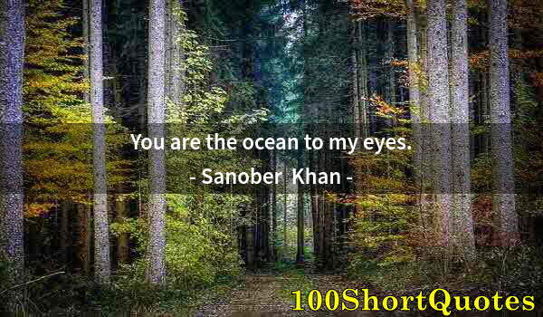 Quote by Albert Einstein: You are the ocean to my eyes.