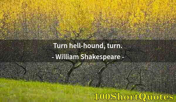 Quote by Albert Einstein: Turn hell-hound, turn.