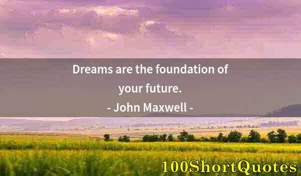 Quote by Albert Einstein: Dreams are the foundation of your future.