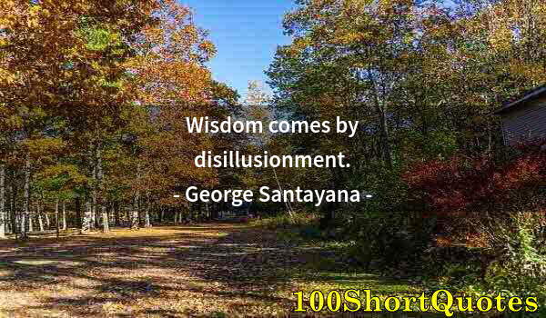 Quote by Albert Einstein: Wisdom comes by disillusionment.