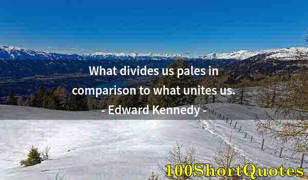 Quote by Albert Einstein: What divides us pales in comparison to what unites us.
