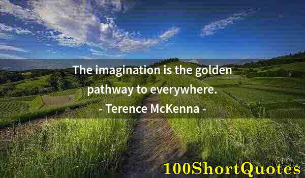 Quote by Albert Einstein: The imagination is the golden pathway to everywhere.