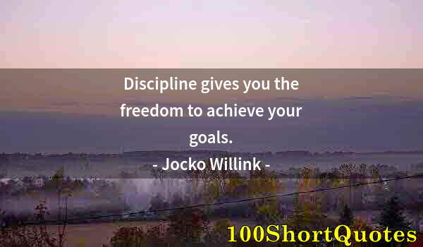 Quote by Albert Einstein: Discipline gives you the freedom to achieve your goals.