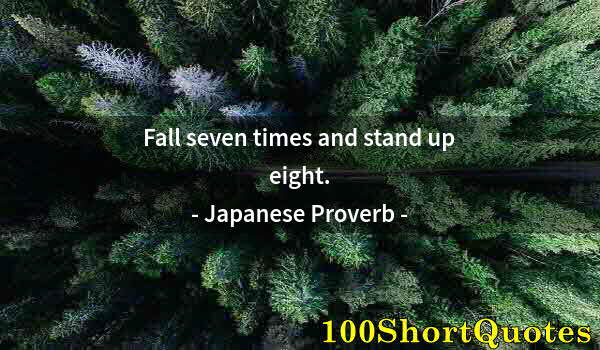 Quote by Albert Einstein: Fall seven times and stand up eight.