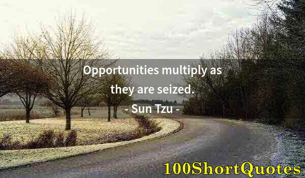 Quote by Albert Einstein: Opportunities multiply as they are seized.