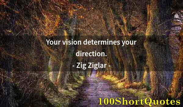Quote by Albert Einstein: Your vision determines your direction.