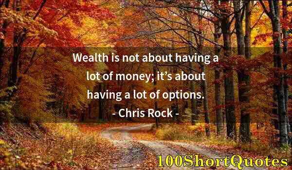 Quote by Albert Einstein: Wealth is not about having a lot of money; it’s about having a lot of options.